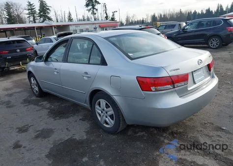 2007 Hyundai Sonata Gls from USA, damaged, VIN 5NPET46C37H177869